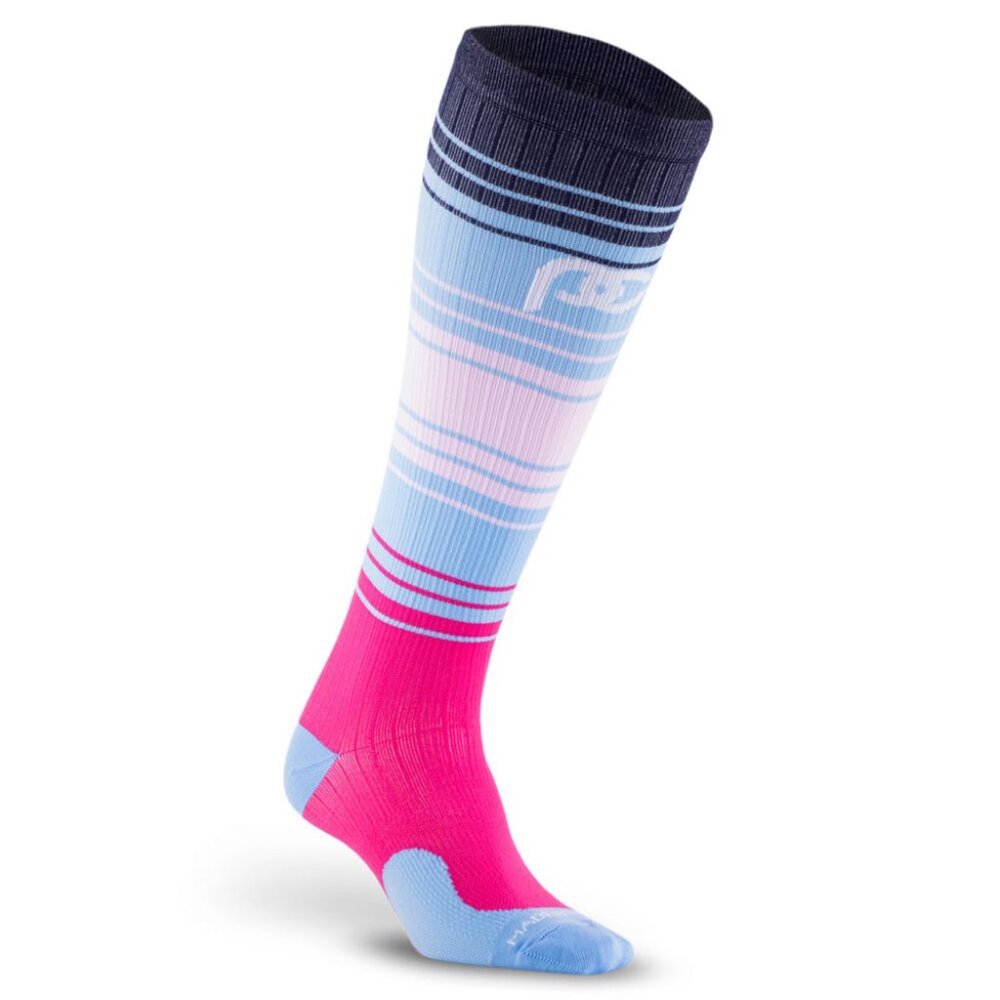 Pro Compression Socks, L/XL, Pink/Blue